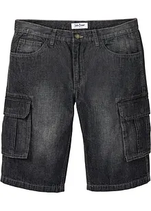 Bermuda en jean cargo, coupe loose, bonprix