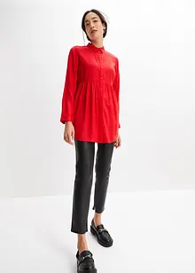 Longbluse mit Knopfleiste aus Viskose, bonprix