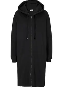 Long-Sweatjacke mit Seitenschlitzen, bonprix