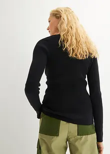 Pullover mit Herzauschnitt, bonprix