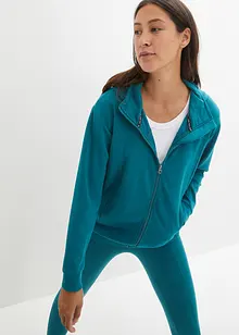 Gilet sweat à capuche ultra soft avec modal, bonprix