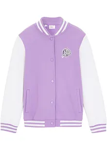 Blouson campus molleton enfant en coton, bonprix