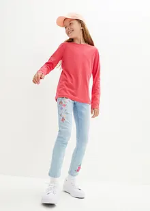 Langarmshirt aus reiner Baumwolle (3er Pack), bonprix