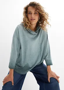 Oversize-Shirt aus Materialmix, bonprix