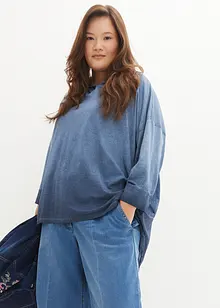 Oversize-Shirt aus Materialmix, bonprix