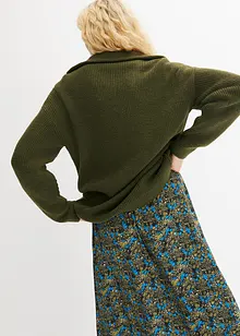 Pullover mit Reißverschluss, bonprix