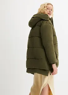 Oversize Winterjacke mit Kapuze aus recyceltem Polyester, bonprix