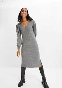 Robe en maille midi, bonprix