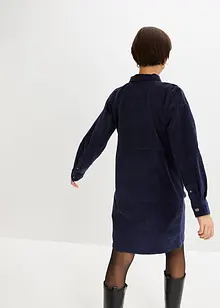 Robe en velours côtelé extensible, bonprix