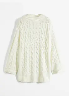 Oversized Pullover mit Zopfmuster, bonprix