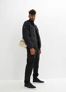 Winter-Steppjacke mit abnehmbarer Kapuze, John Baner JEANSWEAR