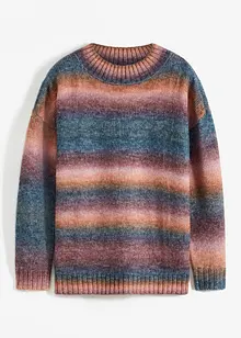 Pullover mit Farbverlauf und Wollanteil, bonprix