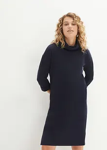 Robe sweat à col ample, bonprix