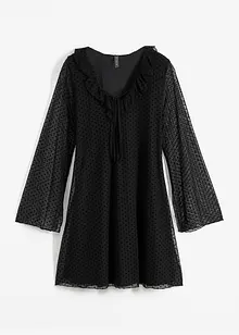 Robe courte en mesh, bonprix