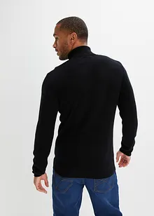 Pull en laine avec teneur en Good Cashmere Standard®, col roulé, bonprix