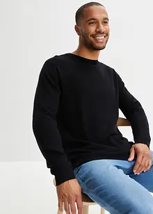 Pull en laine avec teneur en Good Cashmere Standard®, col rond, bonprix