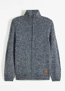 Gilet en maille à col montant, bonprix