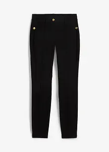 Pantalon taille extensible avec boutons décoratifs, bonprix