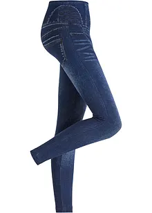 Legging sculptant sans coutures imitation jean, effet sculptant fort, bonprix