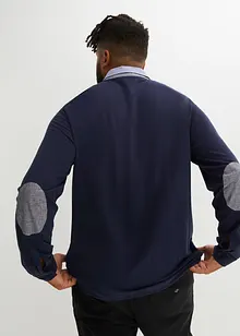 Polo manches longues en maille piquée, bonprix