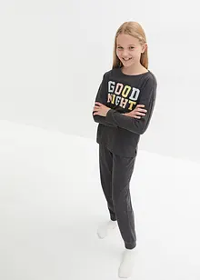 Mädchen Pyjama mit weicher Baumwolle  (2-tlg. Set), bonprix