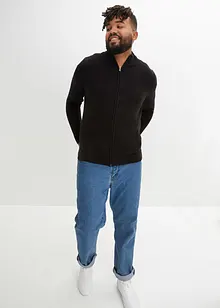 Gilet zippé en maille, bonprix