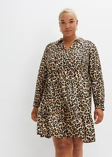 Kleid mit Animalprint, bonprix