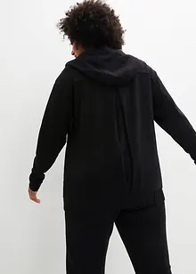 Gilet sweat à capuche ultra soft avec modal, bonprix