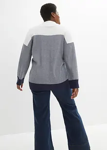 Long-Strick-Pullover, Oversized, bonprix