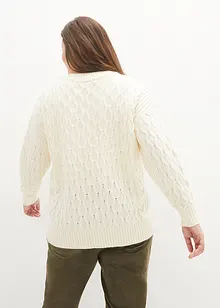 Strickpullover mit Zopfmuster, bonprix