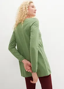 Baumwoll-Longshirt in A-Linie, bonprix