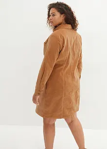 Robe en velours côtelé extensible, bonprix