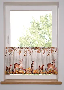 Scheibengardine mit Tiere Druck, bpc living bonprix collection