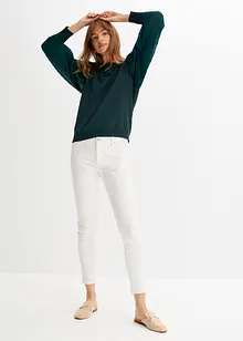 Pullover mit plissierten Ärmeln, bonprix