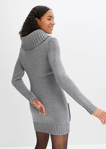 Strickkleid mit Rollkragen und aufgesetzten Taschen, bonprix