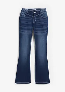 Jean thermo extensible avec intérieur douillet et surface grattée, Bootcut, bonprix