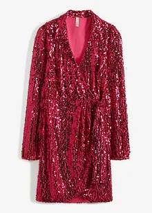 Robe à sequins, style portefeuille, bonprix