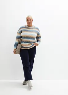 Pullover mit Farbverlauf und Wollanteil, bonprix