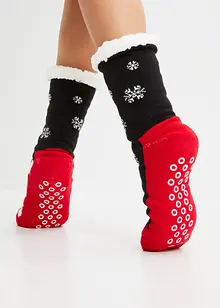Kuschelsocken mit Teddy Futter, bonprix