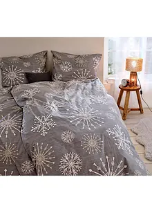 Parure de lit avec flocons de neige, bonprix