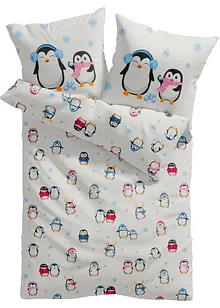 Parure de lit avec pingouins, bonprix