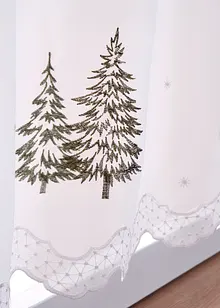 Brise-bise avec broderie sapin, bonprix