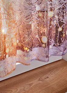 LED-Scheibengardine mit Winter Motiv, bonprix