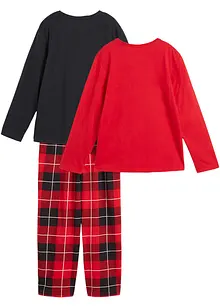 Kinder Pyjama  mit Bio-Baumwolle (3-tlg. Set), bonprix