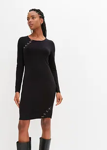 Jerseykleid mit Ösen, bonprix