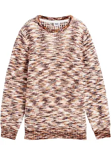 Jungen Melange-Strickpullover, bpc bonprix collection