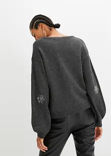 Pull à sequins, bonprix