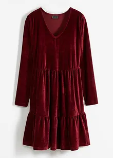 Mini-robe en velours élastique, bonprix