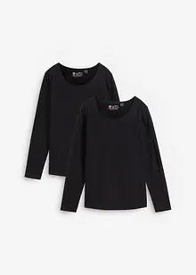 Langarmshirt (2er Pack), bonprix