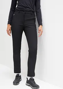 Pantalon fonctionnel imperméable en softshell avec taille confortable, coupe droite, bonprix